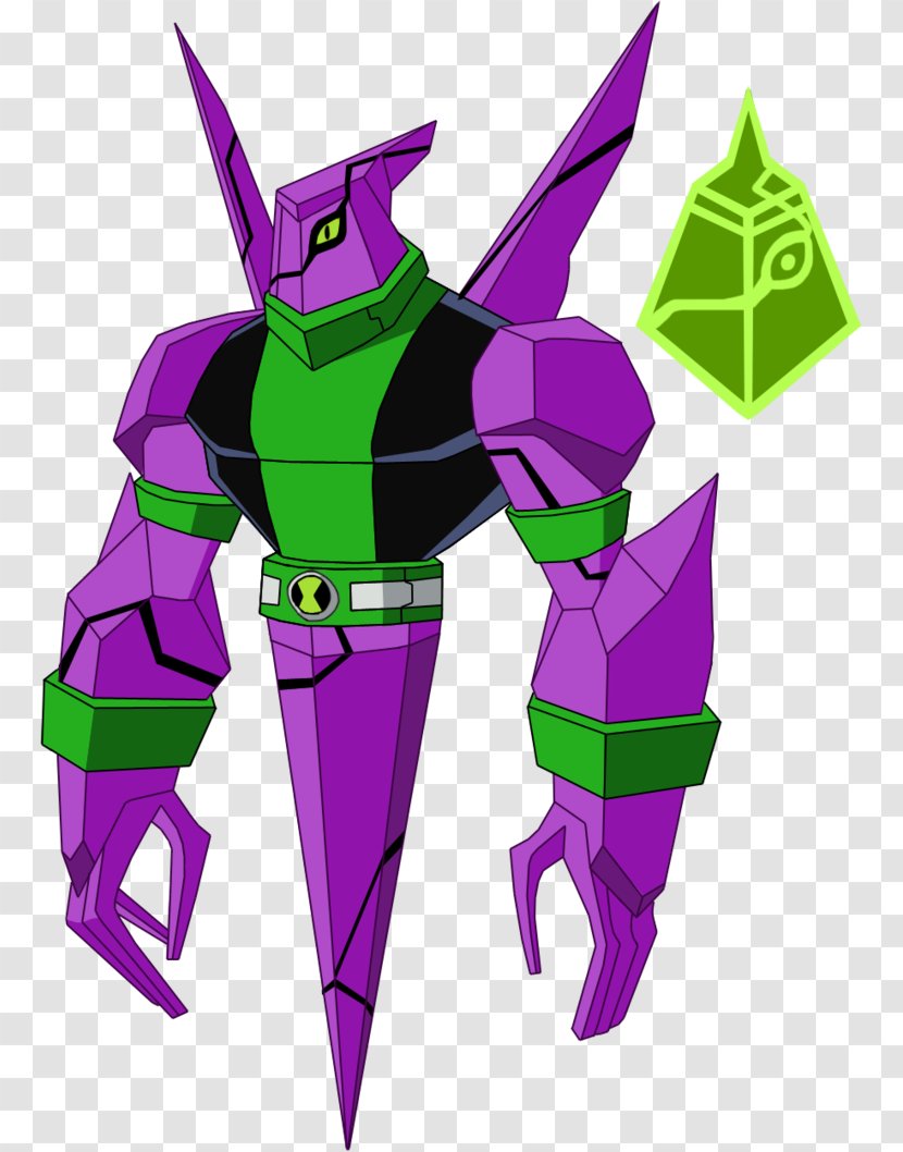 Ben 10 Alien DeviantArt Cartoon Network - Purple - Strong Shields Transparent PNG