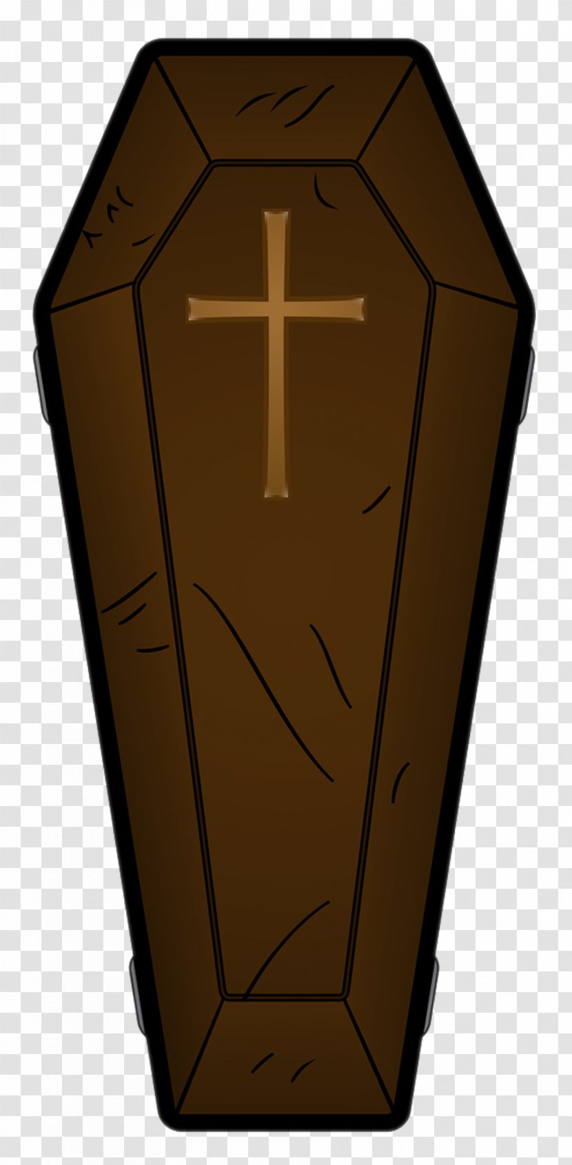Coffin Clip Art - Product Design - Halloween Brown Picture Transparent PNG