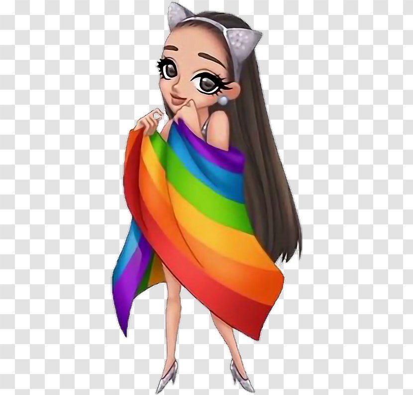 Dangerous Woman Cat Valentine Hands On Me Emoji - Tree - Arimoji Transparent PNG