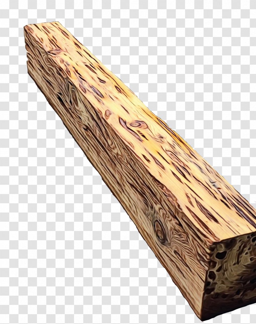 Wood Hardwood Lumber Rectangle Beam Transparent PNG