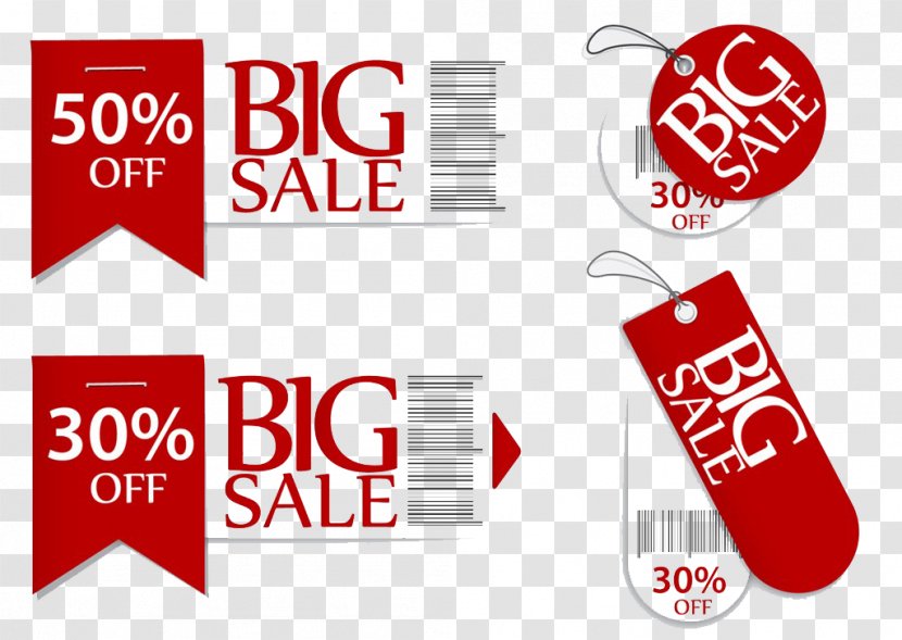 Sales Promotion Advertising - Brand - Promotional Labels Hot Discount Material Template Transparent PNG