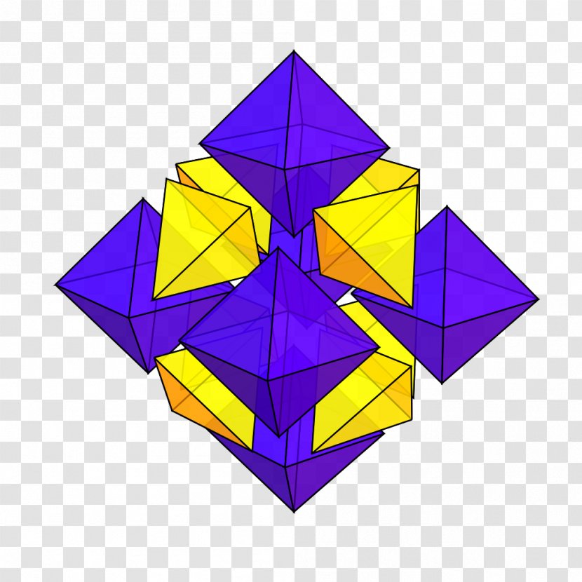 Cuboctahedron Tetrahedron Tetrahedral-octahedral Honeycomb Platonic Solid - Polyhedron - Geometric Shapes Transparent PNG