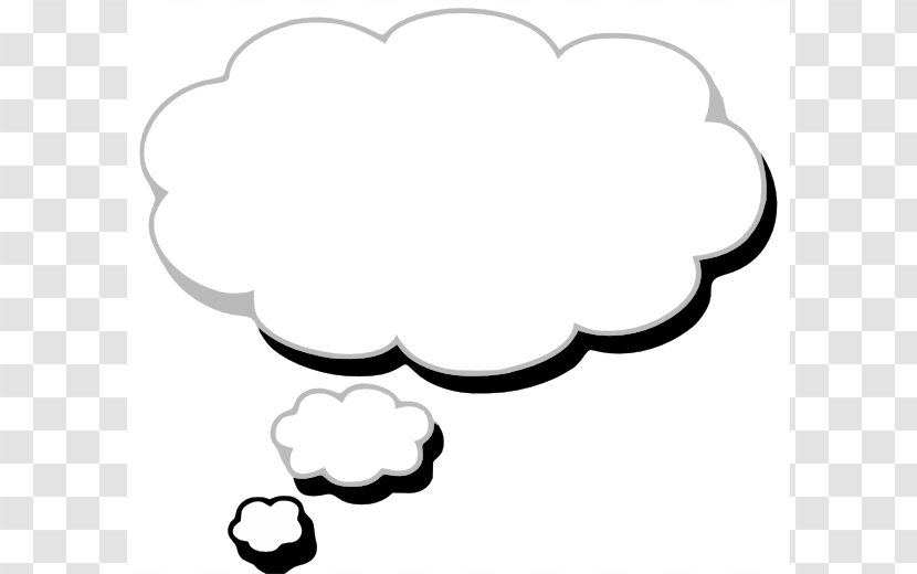 Thought Clip Art - Text - Dreaming Clouds Cliparts Transparent PNG
