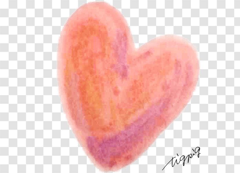 Heart Watercolor Painting Valentine's Day White Love - Home Page Transparent PNG