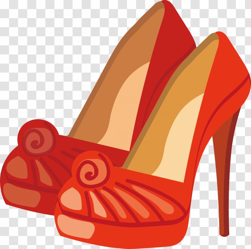 Shoemaking High-heeled Footwear Shoe Polish Shop - Red High Heels Transparent PNG