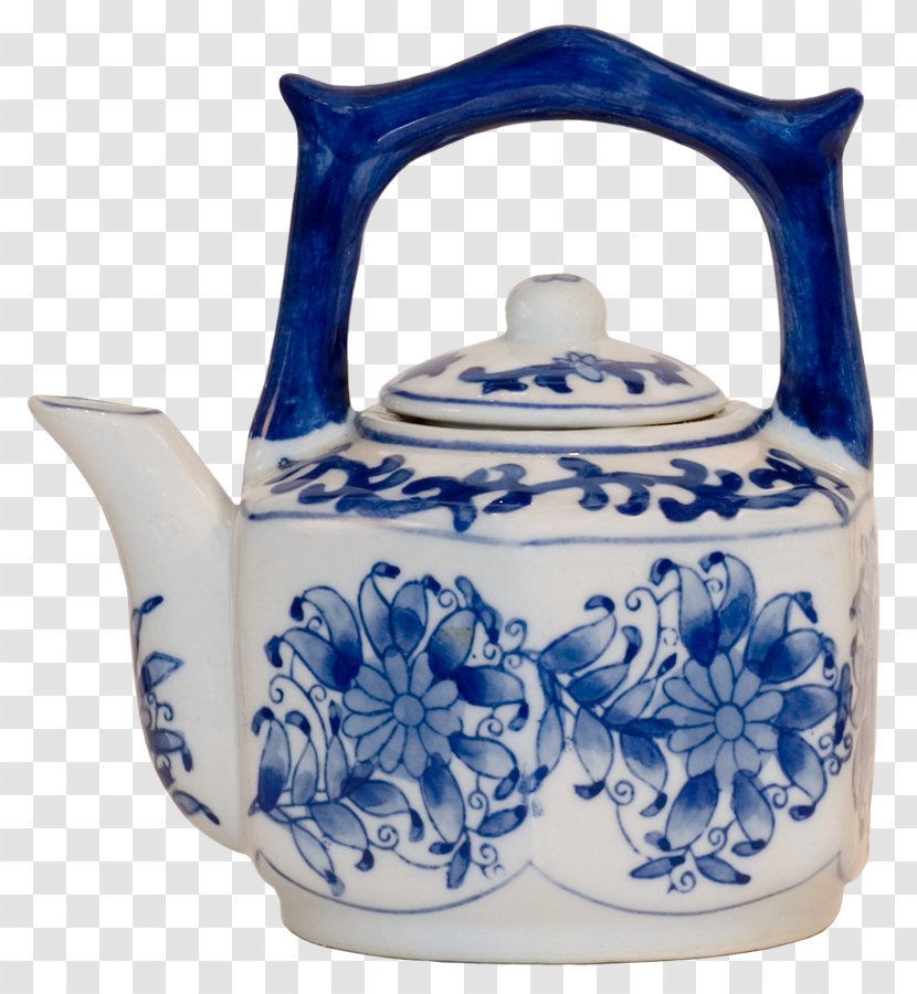 Jug Blue And White Pottery Ceramic Lid - Porcelain - Chinese Tea Transparent PNG
