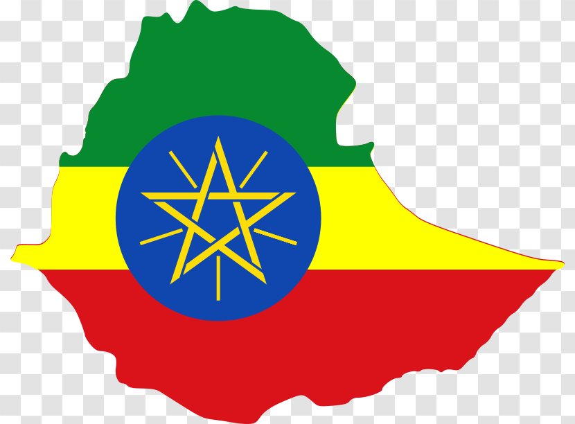 Flag Of Ethiopia Map - Gallery Sovereign State Flags Transparent PNG