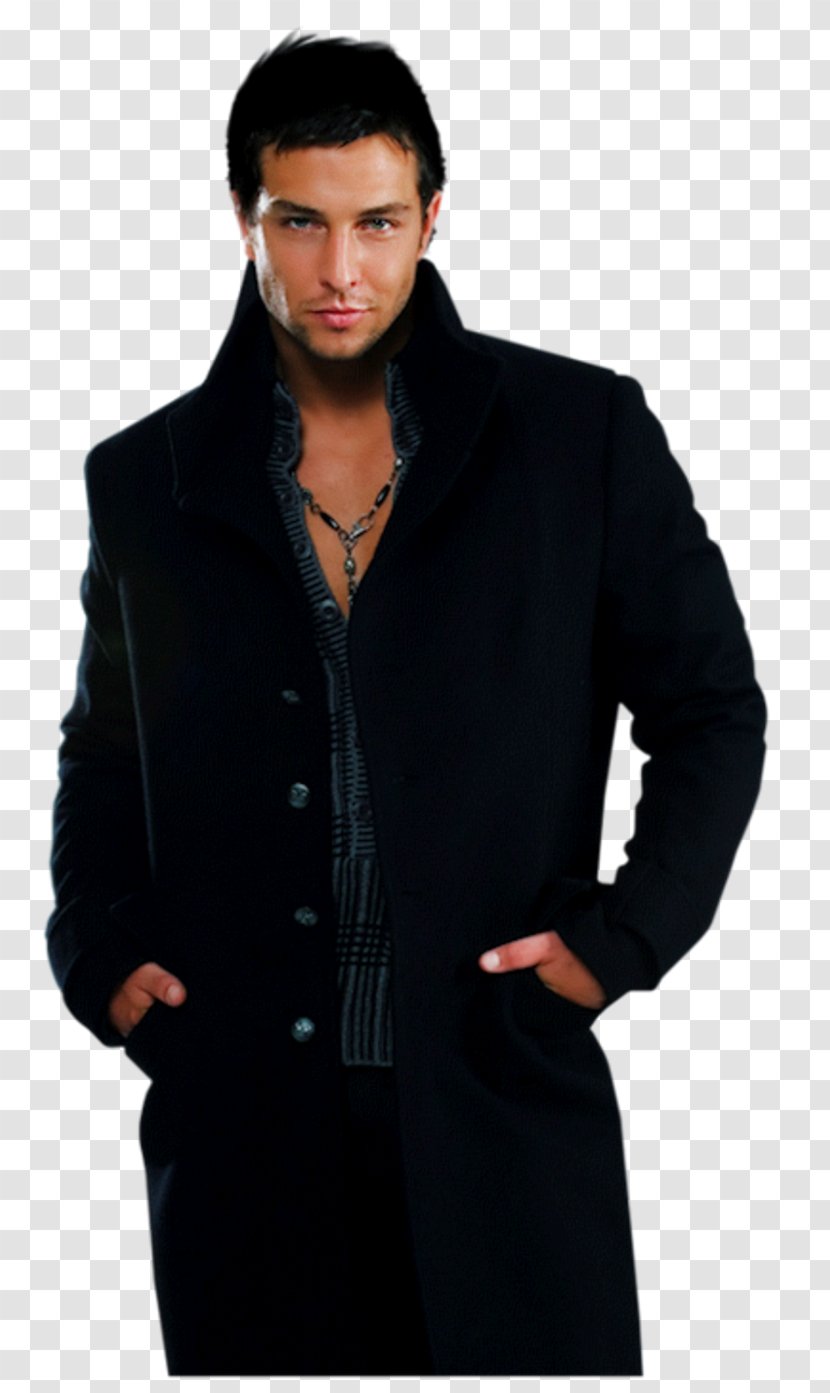 Luis Fonsi Man - Overcoat - Handsome Transparent PNG
