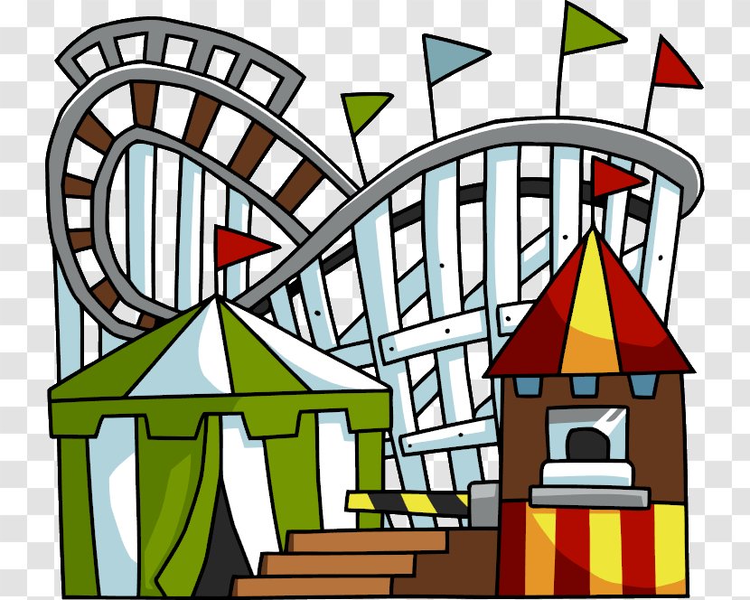 Idlewild And Soak Zone Amusement Park Clip Art - Free Content - Rollercoaster Cliparts Transparent PNG