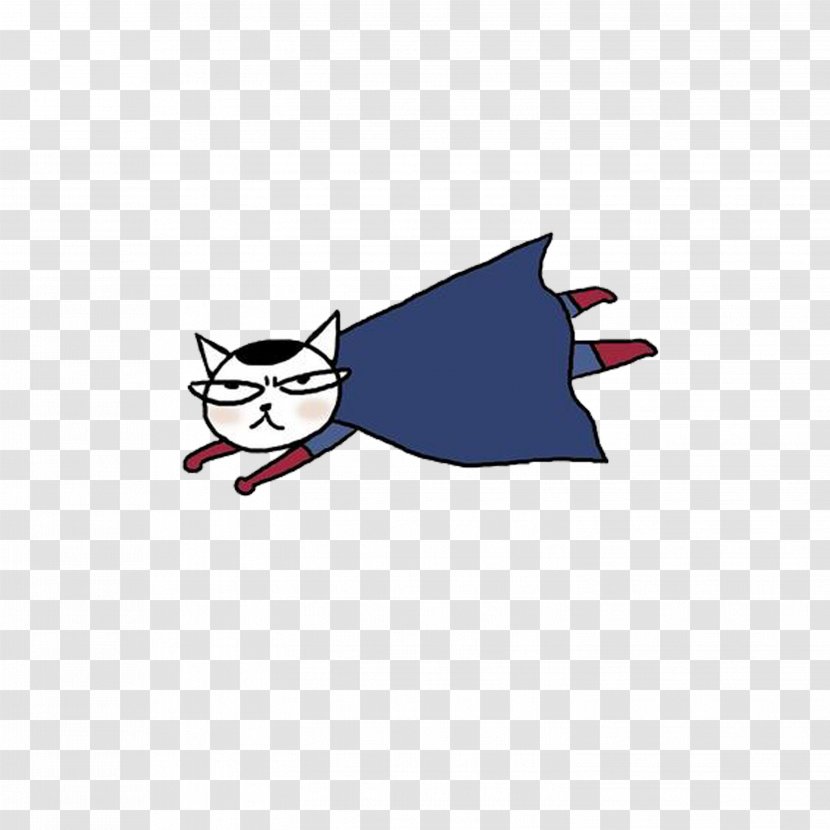 Cartoon Cat Clip Art - Wing - Cloak Transparent PNG
