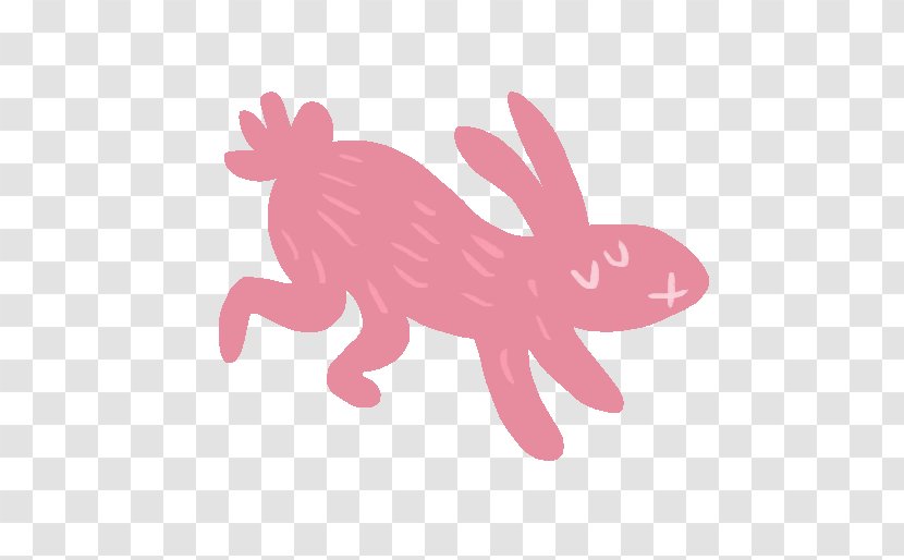 Rabbit Illustration Illustrator Poster - Finger Transparent PNG