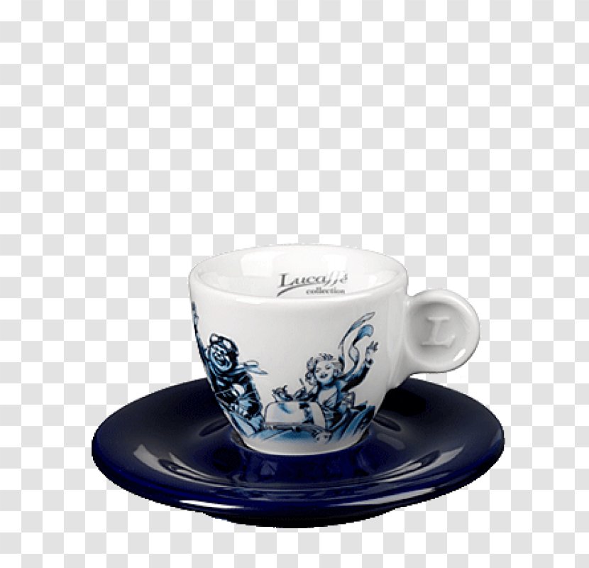 Espresso Coffee Cup Cappuccino Teacup - Saucer Transparent PNG