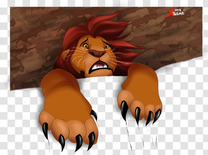 Simba Mufasa Sarabi Zazu Scar - Paw - The Lion King Transparent PNG
