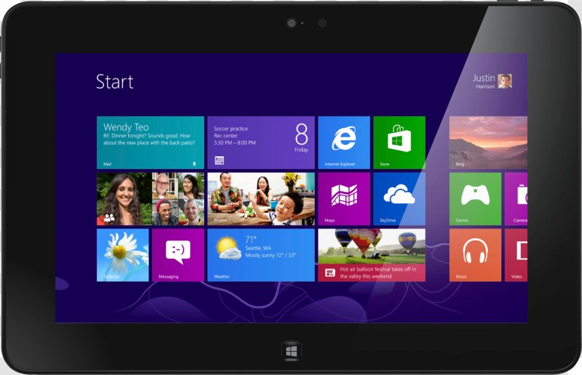 Dell Latitude Windows 8 Computer - Tablet Computers Transparent PNG