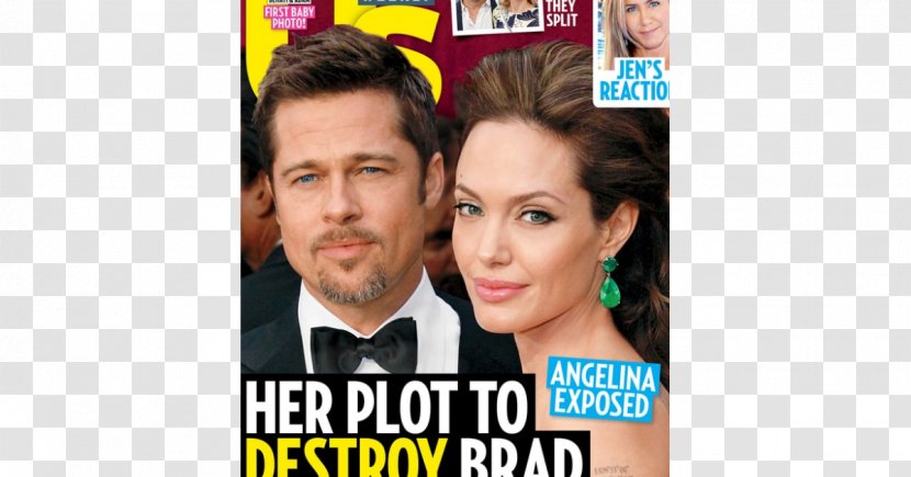 Angelina Jolie Brad Pitt Brangelina Gossip Magazine Celebrity - Poster Transparent PNG