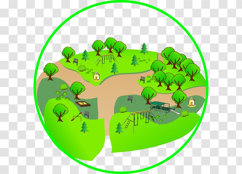 Urban Park City Clip Art Transparent PNG