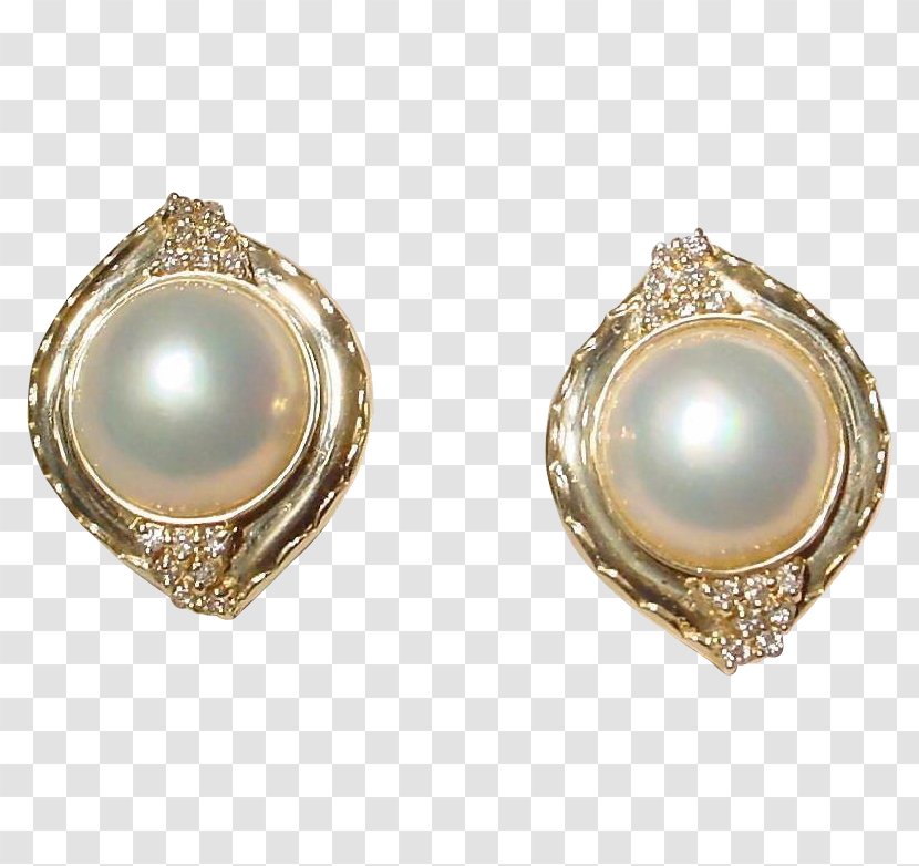 Majorica Pearl Earring Jewellery Gold - Cultured Freshwater Pearls Transparent PNG