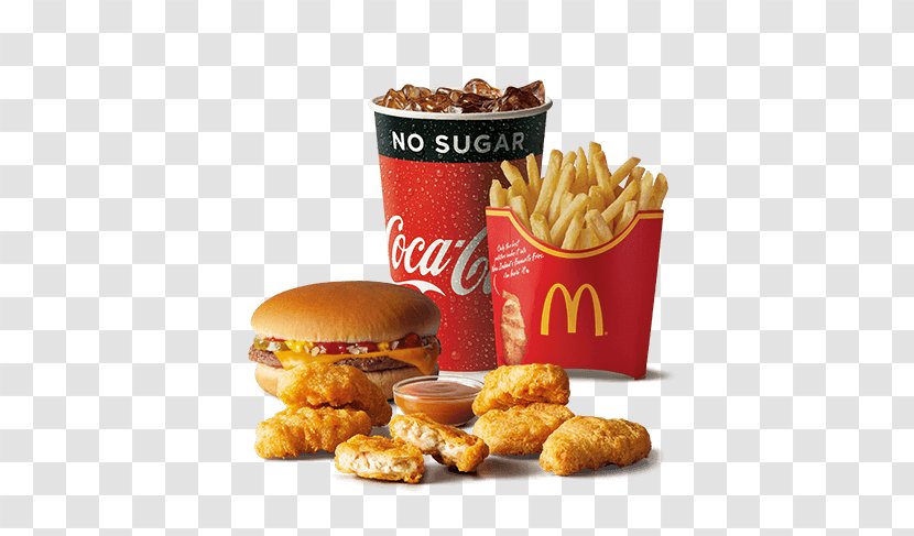 McDonald's Chicken McNuggets Nugget Big Mac French Fries - Vegetarian Food Transparent PNG