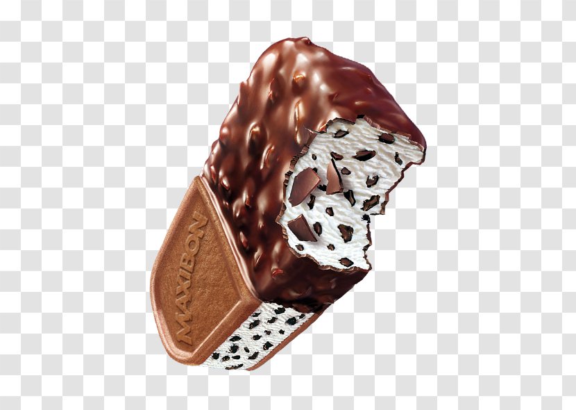 Ice Cream Stracciatella Maxibon Chocolate - Brown Transparent PNG