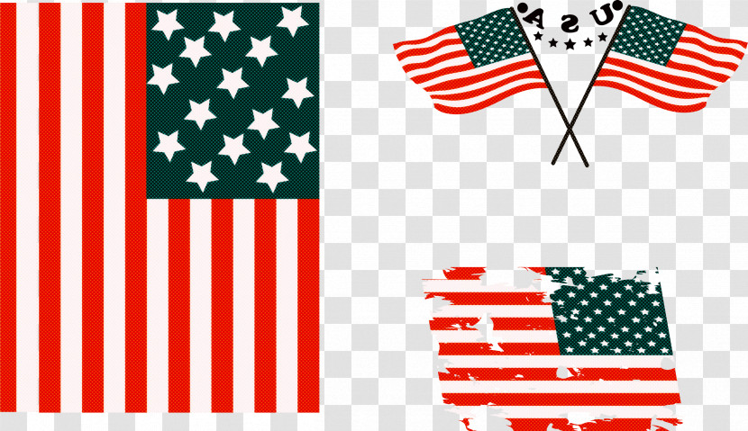 Flag Of The United States Pattern Font Line United States Transparent PNG