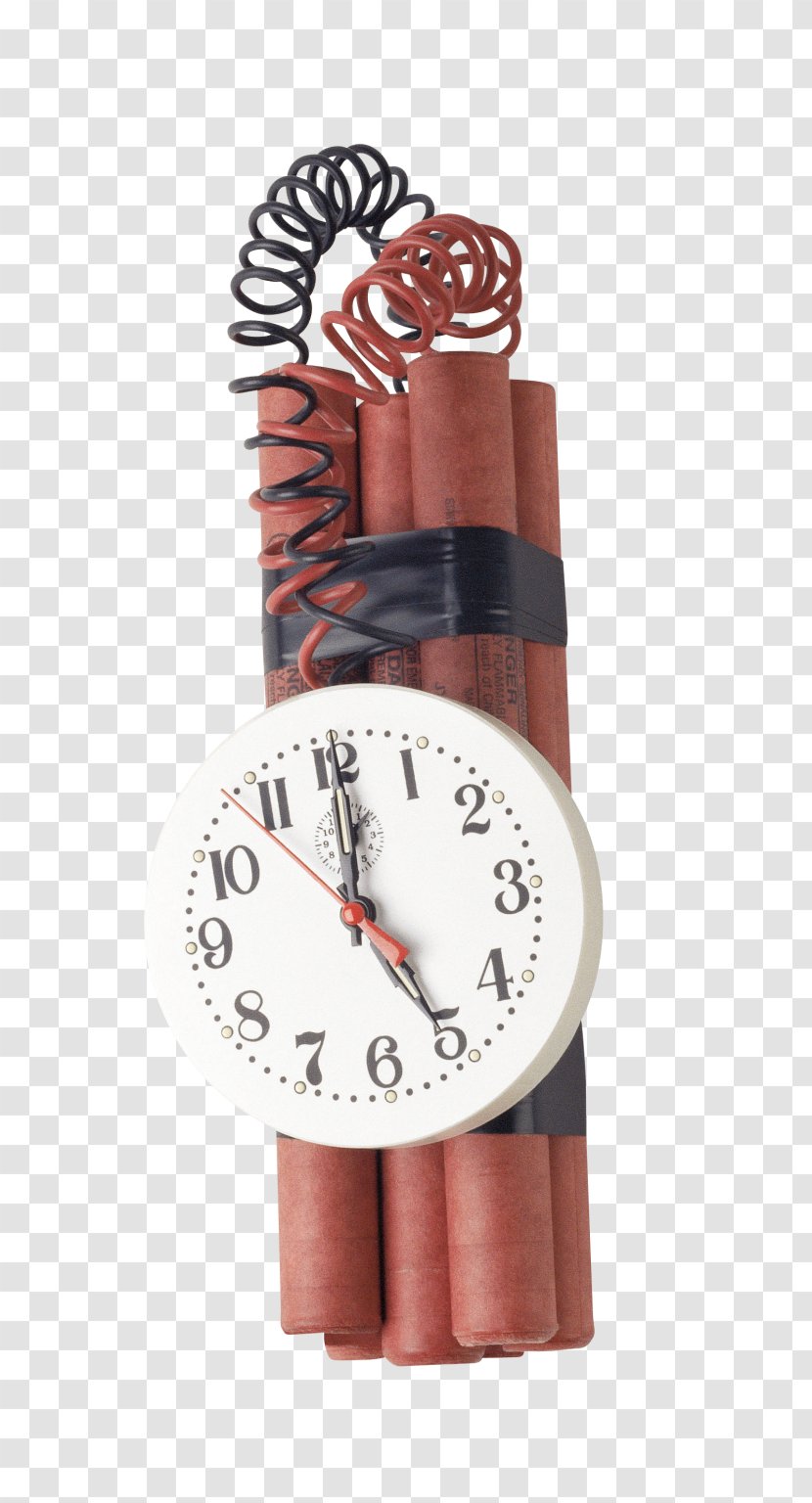 Time Bomb Detonator Explosion - Clock Transparent PNG