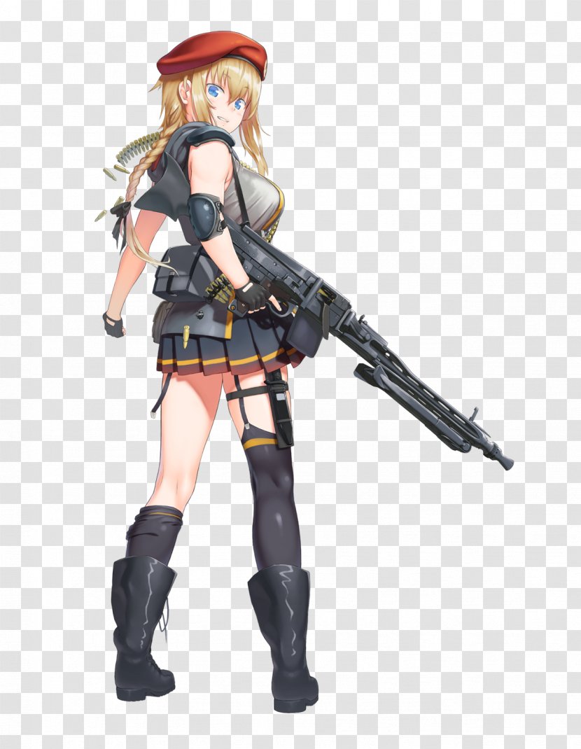 Girls' Frontline Rheinmetall MG 3 Machine Gun 42 萌娘百科 - Costume Transparent PNG