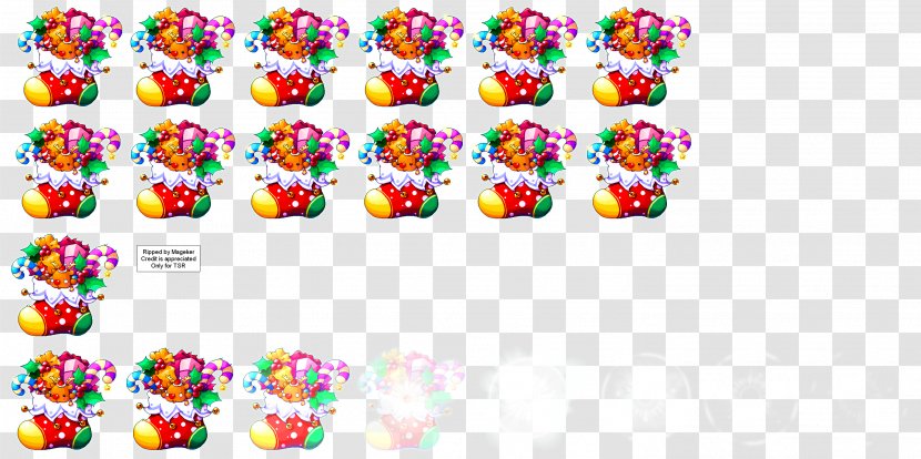 MapleStory Sprite Video Game - Monster - Christmas Colored Socks Transparent PNG
