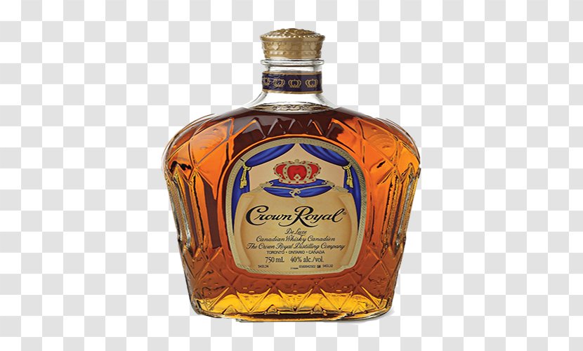 Crown Royal Blended Whiskey Canadian Whisky Distilled Beverage Transparent PNG