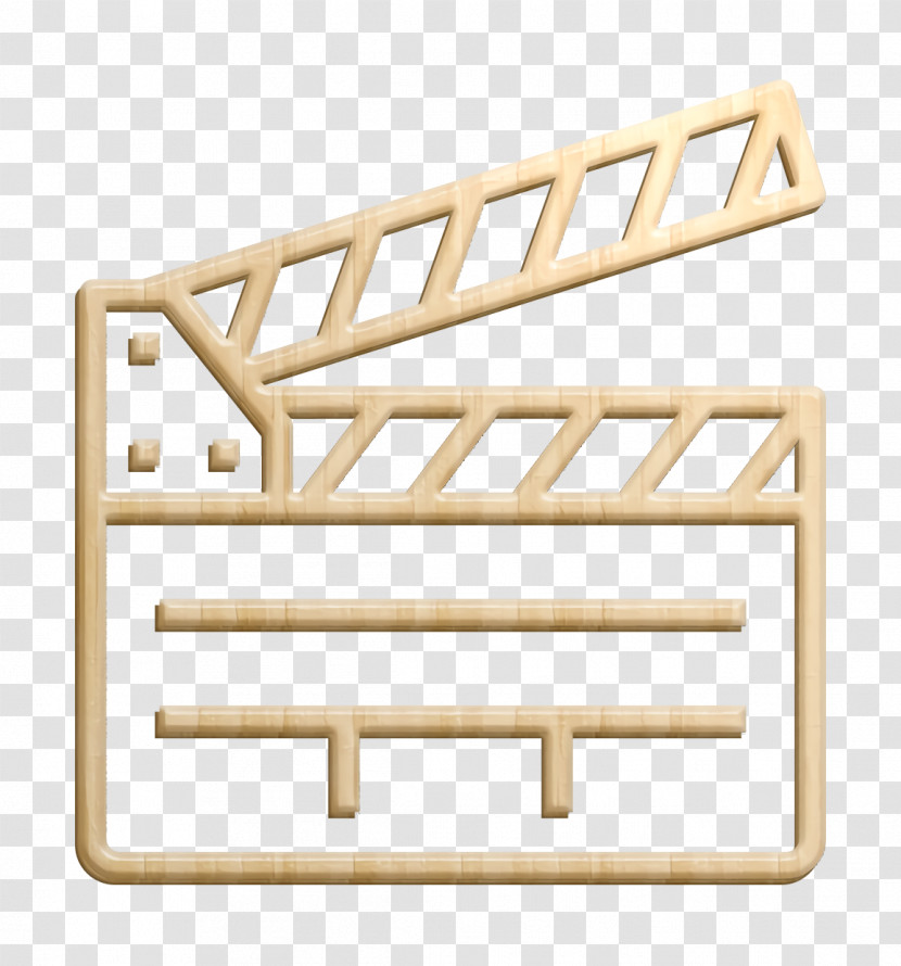 Clapperboard Icon Cinema Icon Music And Multimedia Icon Transparent PNG