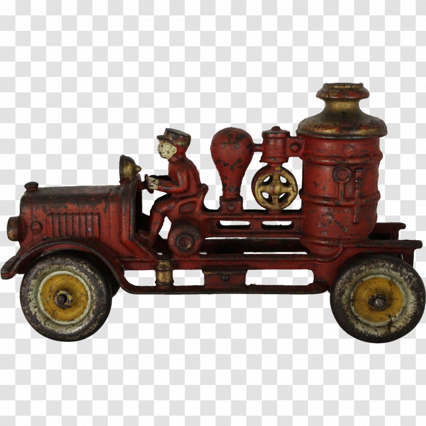 Ahrens-Fox Fire Engine Company Model Car Motor Vehicle - Vintage Transparent PNG
