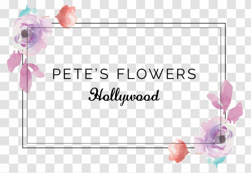 Floral Design Pete's Flowers Flower Delivery Cut - Hollywood Sign Transparent PNG