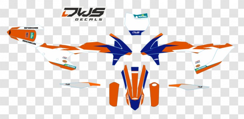 KTM 350 SX-F Decal 125 SX - Motorcycle - Wing Transparent PNG