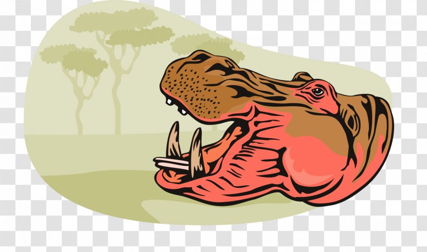 Hippopotamus Royalty-free Photography Illustration - Vector Painted Hippo Avatar Transparent PNG