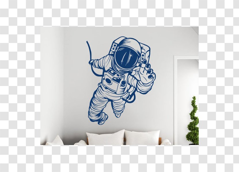 Sticker Wall Decal Astronaut Mezcal Tequileria - Outer Space Transparent PNG
