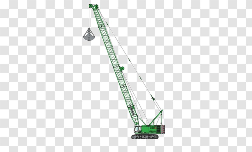 Crane Sennebogen Grab Excavator Lanový Bagr - Dredging - Article Component Transparent PNG