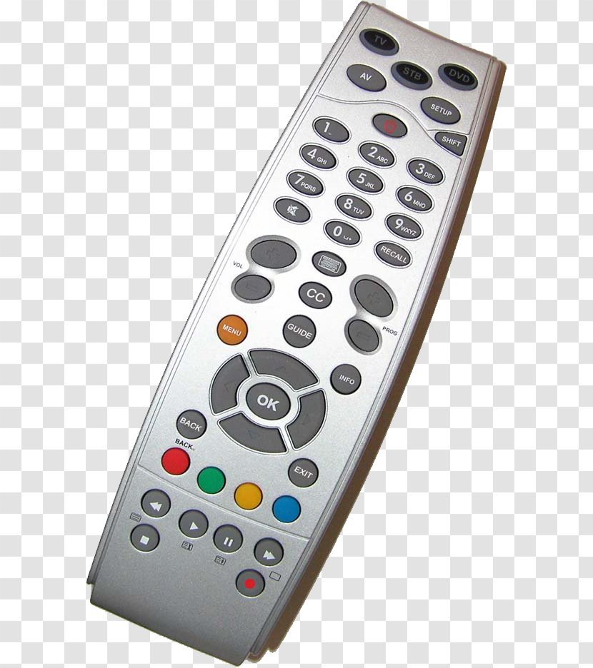 Remote Controls Television Image Electronics Wireless - Radio Frequency - Click Transparent PNG
