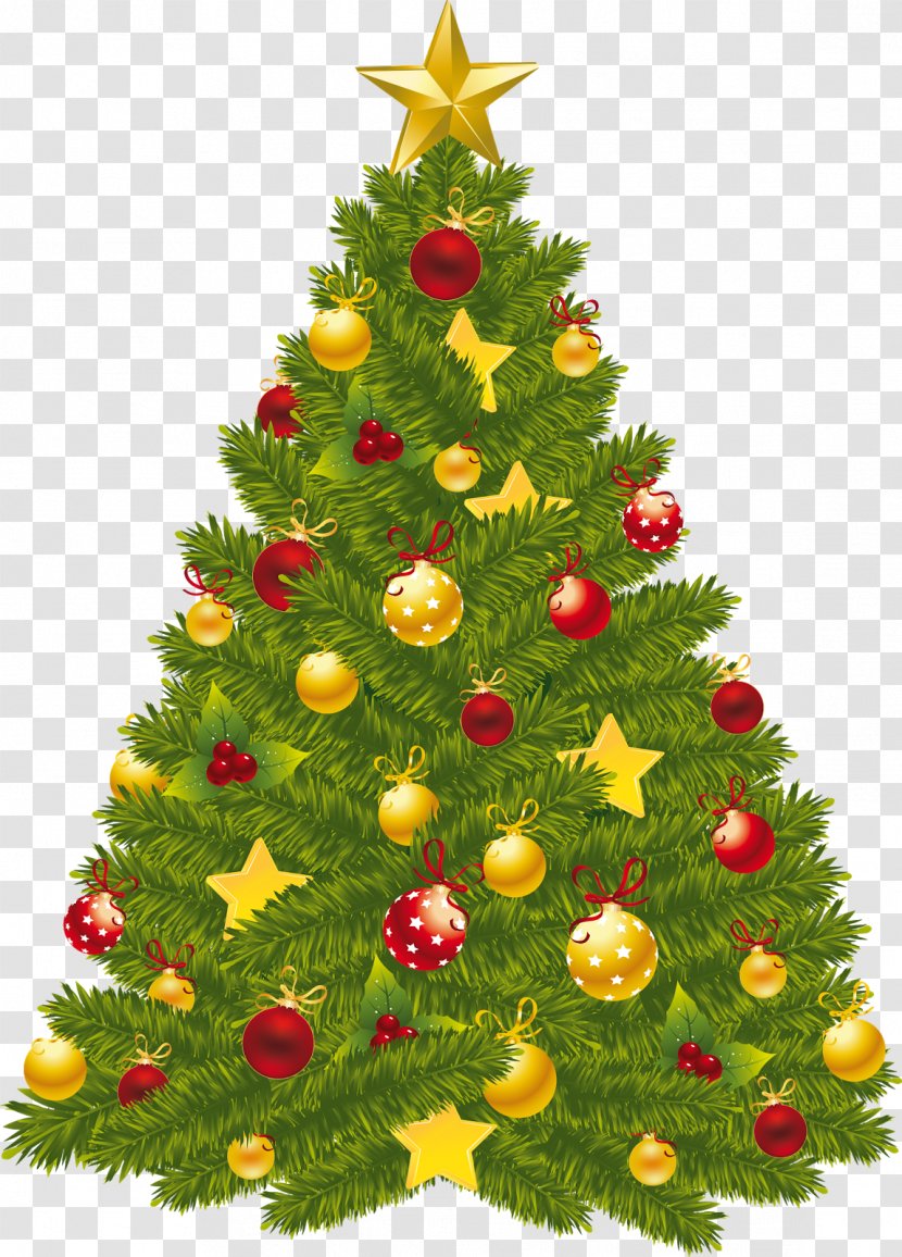 Clip Art Christmas Santa Claus Day Tree - Pine - Arvores Background Transparent PNG