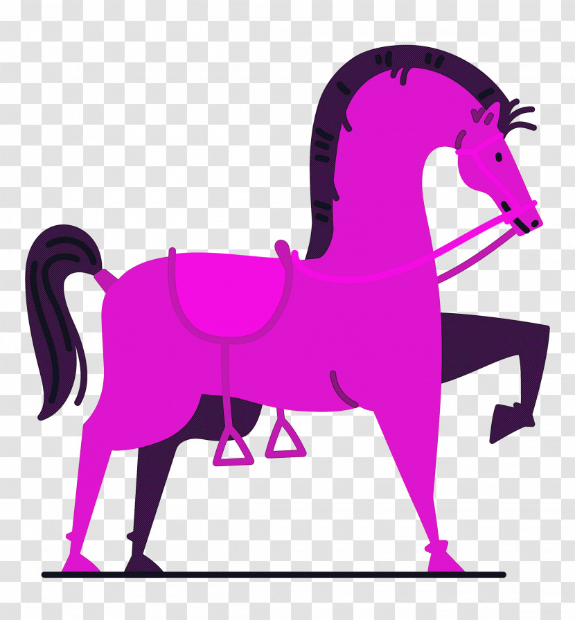 Pony Mustang Cartoon Character Snout Transparent PNG