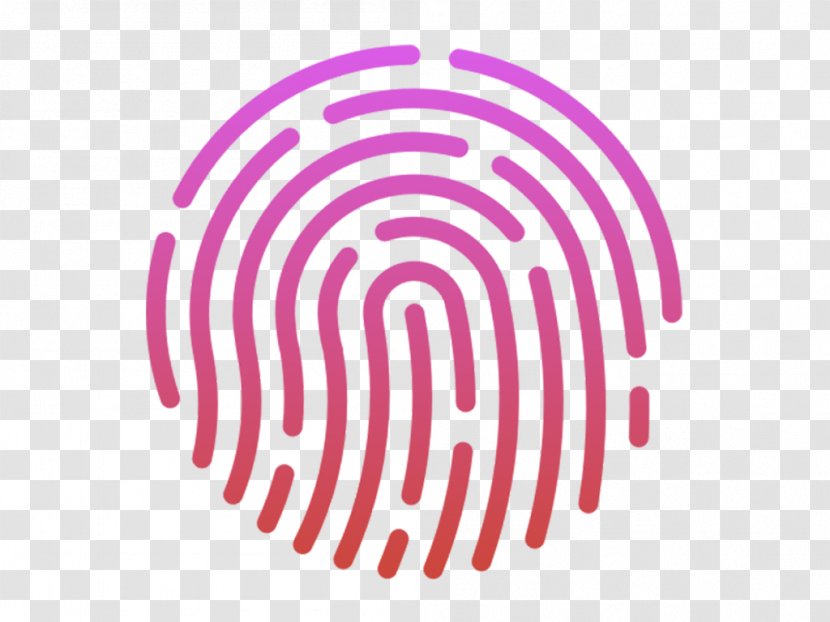 Touch ID Fingerprint IPhone Apple - Pink - Iphone Transparent PNG