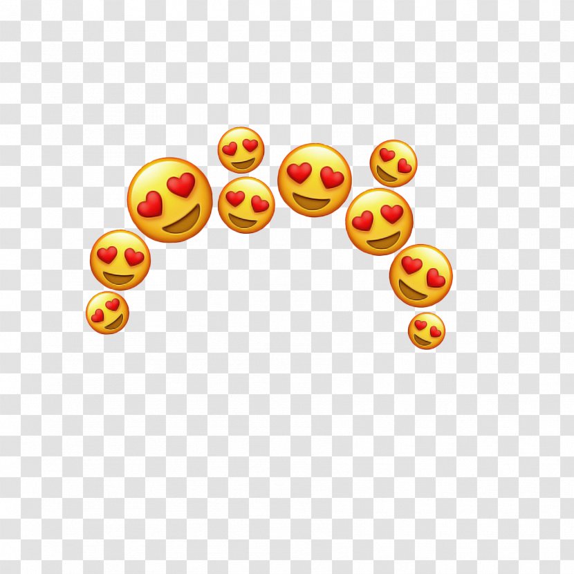 Heart Emoji Background - Metal Earrings Transparent PNG