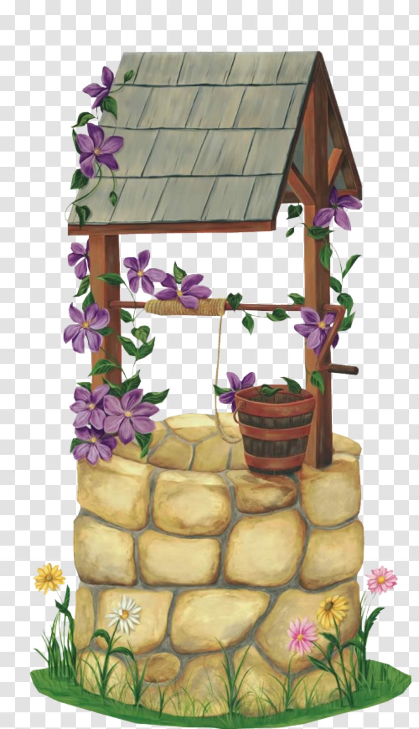 Wishing Well Water Clip Art - Flower Transparent PNG