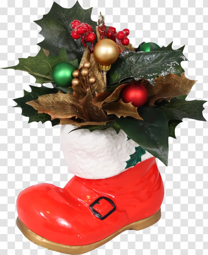 Christmas Stocking Socks - Holiday Ornament - Plant Eve Transparent PNG