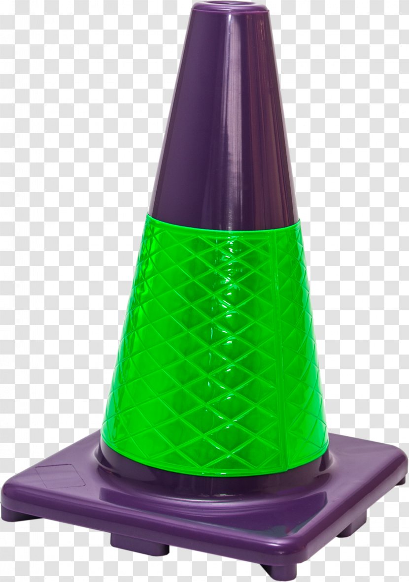 Product Design Cone - Purple - Green Traffic Cones Transparent PNG