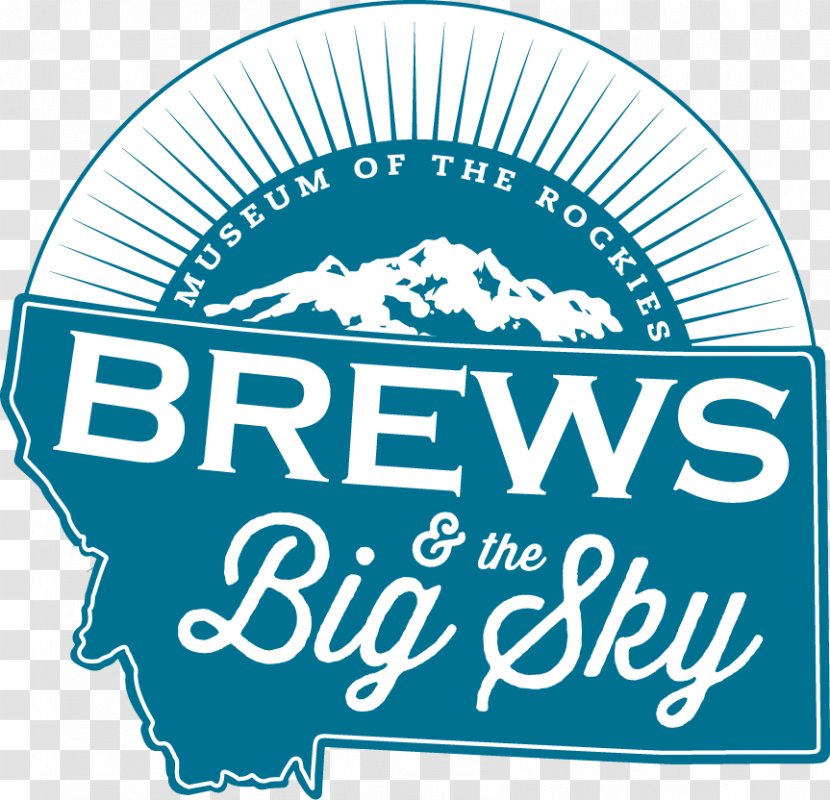 Big Sky Museum Of The Rockies Logo Brand Font - Blue Transparent PNG