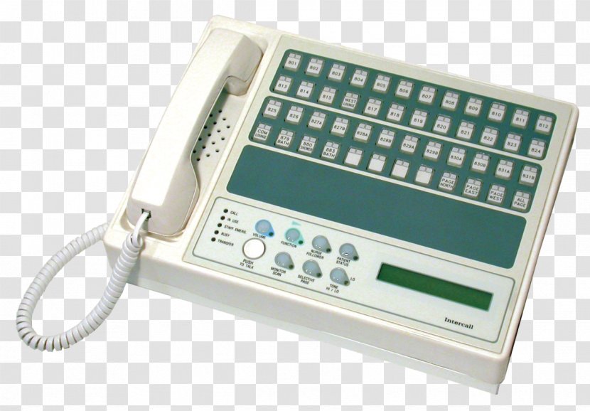 Nurse Call Button Medical Equipment Nursing Telephone - Receiving Station Transparent PNG