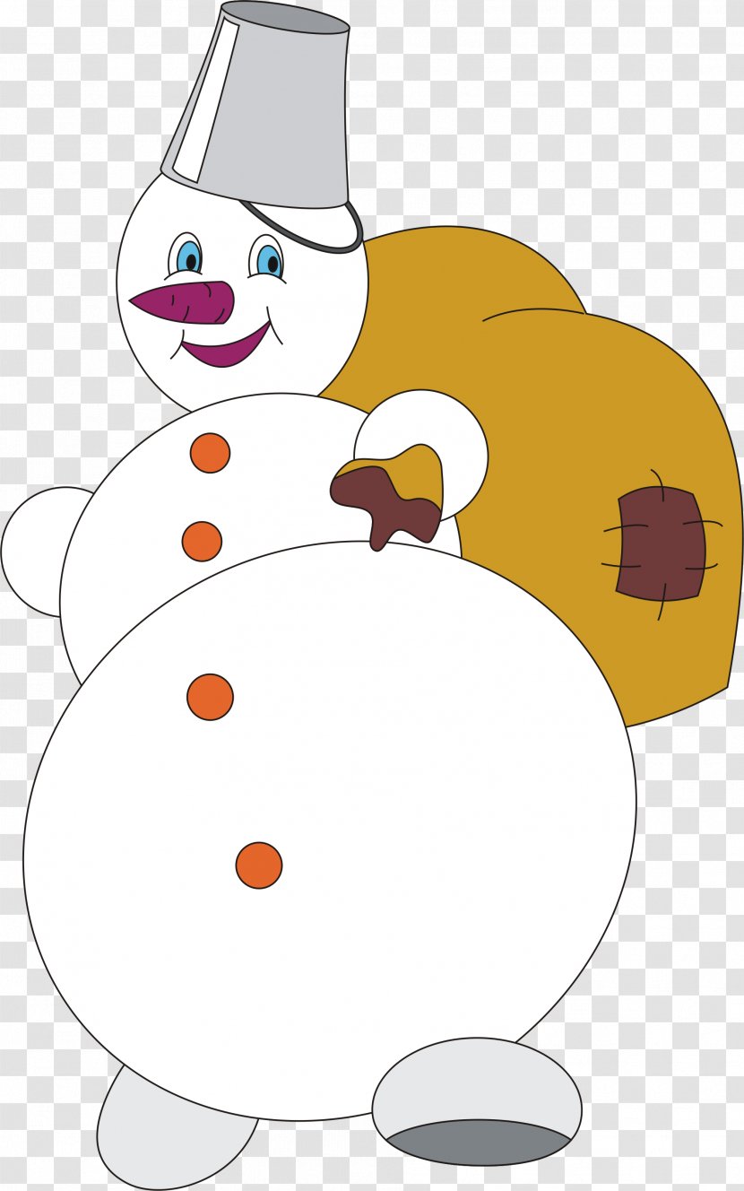 Snowman Cartoon Work Of Art Clip - Creativity Transparent PNG