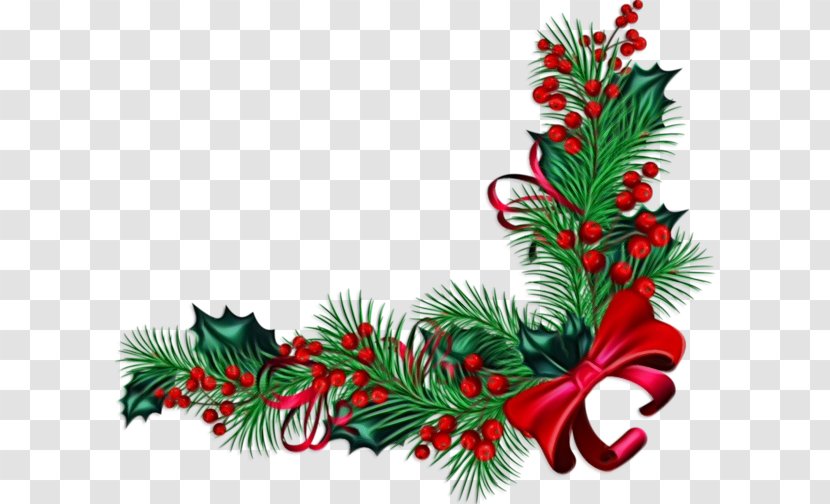 Clip Art Christmas Day Image Transparency - Branch - Oregon Pine Transparent PNG