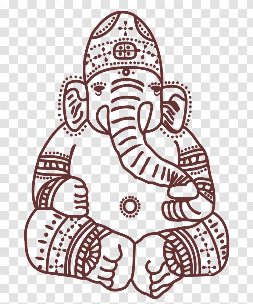 Ganesha Indian Elephant Hinduism Transparent PNG
