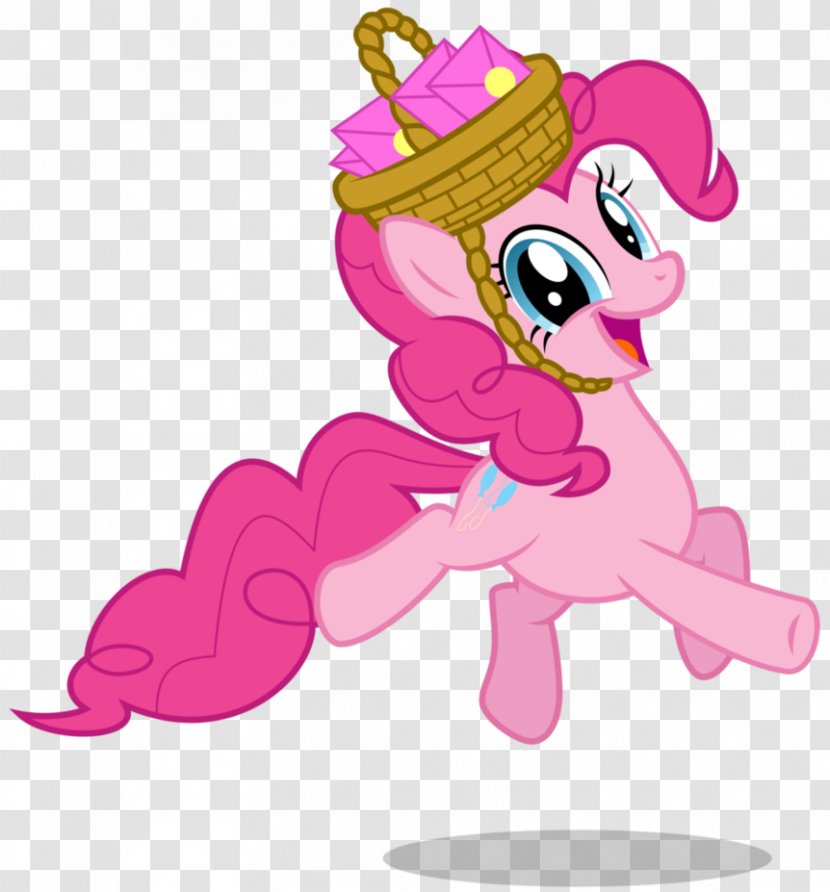 Pinkie Pie My Little Pony: Friendship Is Magic Fandom Rainbow Dash - Silhouette - Cartoon Transparent PNG