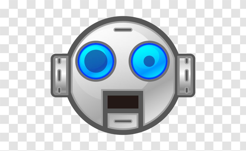 Emoji Robot Emoticon Smiley SMS - Smiling Eyes Transparent PNG